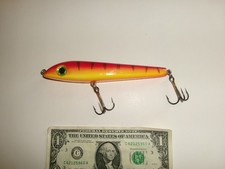 Early 6" Body Big Fork Sand Cat Musky Crankbait Lure (Unsigned) - Used