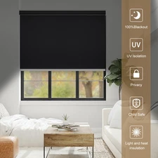 Changshade Cordless Blackout Window Blinds Roller Shades Free Shipping-4colors