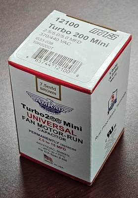 AMRAD Mars 12100 Turbo 200 Mini 2.5/5/7.5/10/15 MFD for Blower Motor Run Capacitor NEW