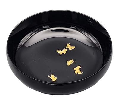 Hanae Mori Chiki Chic Super Black Bowl Butterfly design Please
