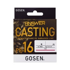 GOSEN Answer Casting PE x 16 200m Pink No. 1