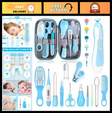 Infant Grooming Kit - 20 in 1 Baby Care Set with Brush, Comb, Nail Clipper Asp