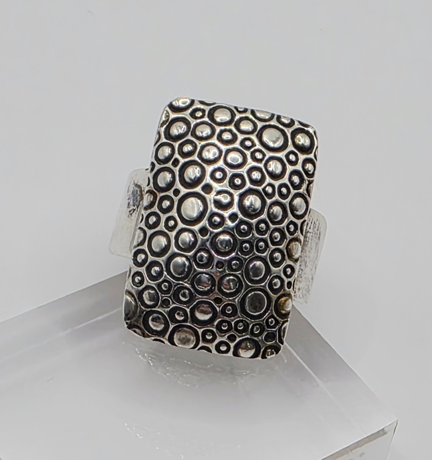 Native American Sterling Silver Statement Ring – … - image 1