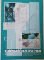 Transparentpapier A4 Block 70 G/M² 20 Blatt + 1 Blatt Millimeterpapier