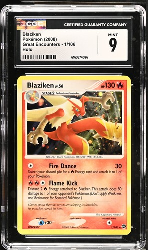 Blaziken graded CGC 9 for sale on eBay