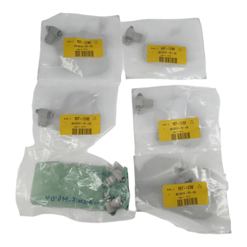 SMC AS1201F-M5-04 Lot Of 7 Flow Regulators 197-5292