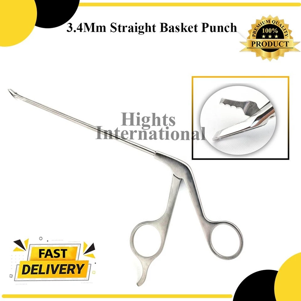 Nuevo Perforador Cesta Pico de Pato, Artroscopia Recta 3.4mm Foto 2 de 4