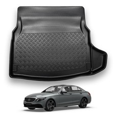 NOMAD Boot Liner for Mercedes C-Class 2014-21 Saloon Tailored Car Floor Guard