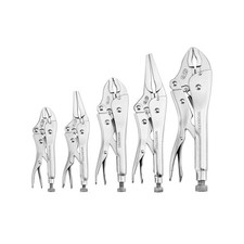 WORKPRO 5-Piece Locking Pliers Set, Pliers Tool Set, Vice Grips with Chrome-v...