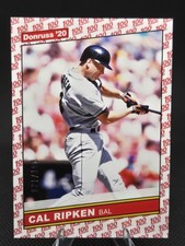 2020 Donruss #224 Cal Ripken Jr. Variation One Hundred Emoji /100