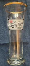 Vintage Tuborg Pilsener Beer Glass 0.3L Gold Rimmed 