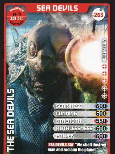 Doctor Who Monster Extreme Individual Trading Cards - Picture 116 of 131