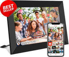 32GB FRAMEO 10.1" WiFi Digital Photo Frame Touch IPS Auto-Rotate App Share
