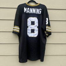 Archie Manning #8 Jersey Sz 52 Mitchell Ness Stitched Replica New Orleans Saints