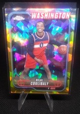 2024-25 Topps Chrome Sapphire Bilal Coulibaly #11 Gold Refractor /50 Wizards