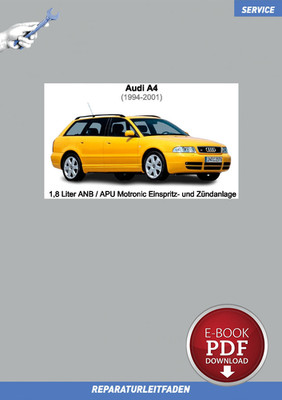 Download PDF Audi A4 (1994-2001) Reparaturleitfaden 1,8 Liter ANB / APU Mot...