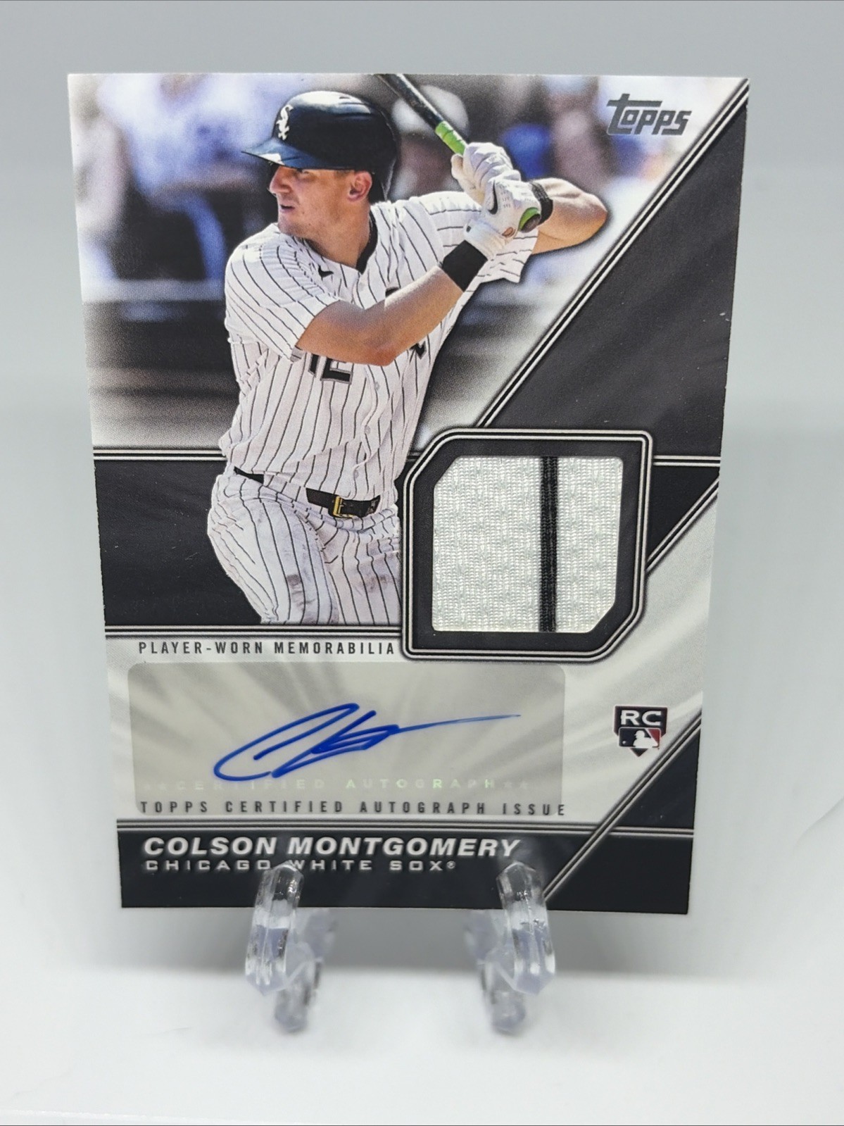 2026 Topps Series 1 Colson Montgomery Major League Material Rookie Patch Auto