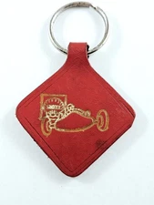 Keychain - 1960S Shell Leather Formula 1 Oils Gas Stations Garages