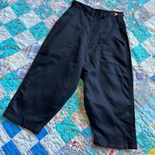 Vintage 50s DEADSTOCK High Waist Side Zip Cropped Pedal Pusher Rockabilly 24 15