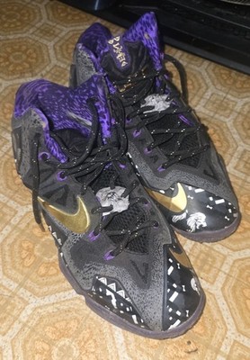 Size 8.5 - Nike LeBron 11 BHM - 646702-001