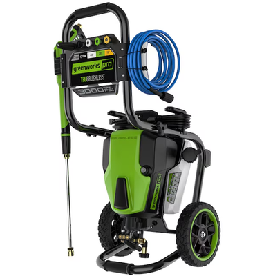 #ad 3000 PSI Greenworks Pro Electric Pressure Washer 2.0 GPM with 5 Nozzles Set Kit $319.99