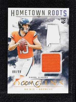 2024 Panini Origins Hometown Roots 88/99 Bo Nix #HRO-BNI Rookie RC 0ma6