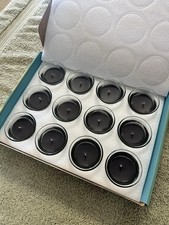 NEW Candle 12 Pack Wax Unscented Glass Votives Tealights Candles 2" H
