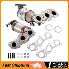 2pcs Front L &R  Catalytic Converters Direct-Fit For 02-06 Toyota Camry 641525