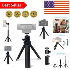 Lightweight  Foldable Mini Tripod for Cameras and Phones, Adjustable 3-13"