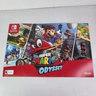 Super Mario Odyssey Promo Poster Gamespot Nintendo Switch Advertisement 17"x11"