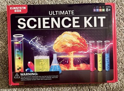 Einstein Box Ultimate Science Kit for Kids Age 8+ 120+ Experiments