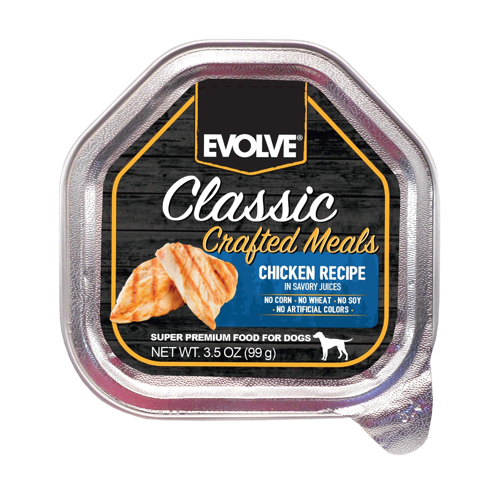 Classic Crafted Meals Chicken Recipe Dog Food, 3.5 Ounce (pack Of 15)