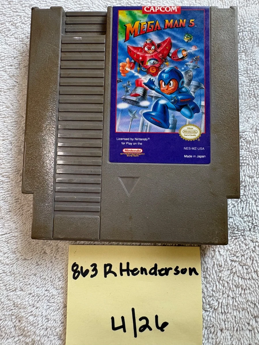 Megaman 5 Nintendo NES Loose PAL FRA Mega man