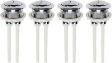 38MM Toilet Tank Button Dual Push Flushing 38MM dual push , Silver