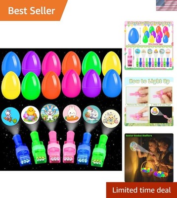 Easter Basket Stuffers Essentials for Teens Kids, 12Pcs Prefilled Easter Eggs...