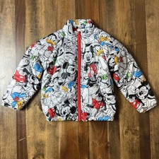 Disney Mickey Mouse  Friends Lightweight Puffer Jacket Toddler Size 3