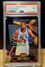 1998 Vince Carter TSC Triumvirate Illuminator PSA 9 RC Rookie Die Cut /219 SSP