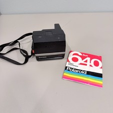 Polaroid Sun 600 LMS Instant FIlm Camera Light Management System Vintage USA