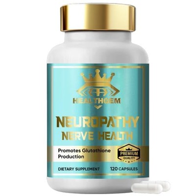 glutathione neuropathy Neuropathy Support, Natural Nerve Supplement, 120 Count (Pack of 1), White