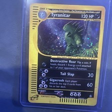 Tyranitar Aquapolis H28/H32 Ultra Rare Holo (played) on eBay