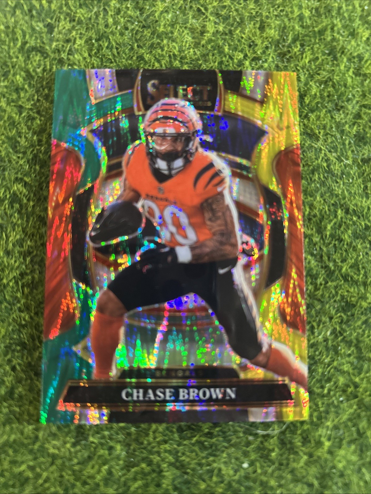 Chase Brown 2023 Panini Select Concourse Prizm #59 Cincinnati Bengals F59