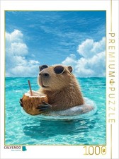 CALVENDO Puzzle Ein Motiv aus dem Kalender Pfoten im Sand 1000 Teile Lege-Gr