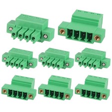 4 Pin 3.81mm Pitch PCB Mount Screw Terminal Block Connector Plug Flange Mount