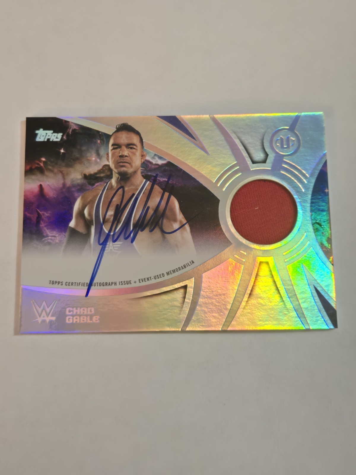 2026 WWE Universe CHAD GABLE Relic Auto Superstar Signatures Autograph