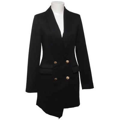 Unique 21, Blazer, Größe: 36, Schwarz, Elasthan/Polyester/Viskose #eid