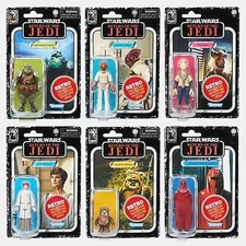 STAR WARS RETURN OF THE JEDI RETRO COMPLETE FULL SET OF 6 MON, YAK & MORE KENNER