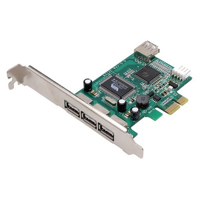 StarTech PEXUSB4DP USB 2.0 Erweiterungskarte // Full-Profile // 3x USB 2.0