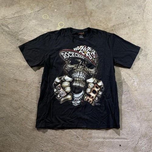 Y2K Rock Chang Skeleton Graphic T-Shirt