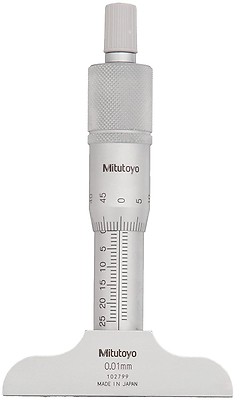 MITUTOYO  DEPTH MICRO METER (0-25mm)  DMS60-25  MADE IN JAPAN