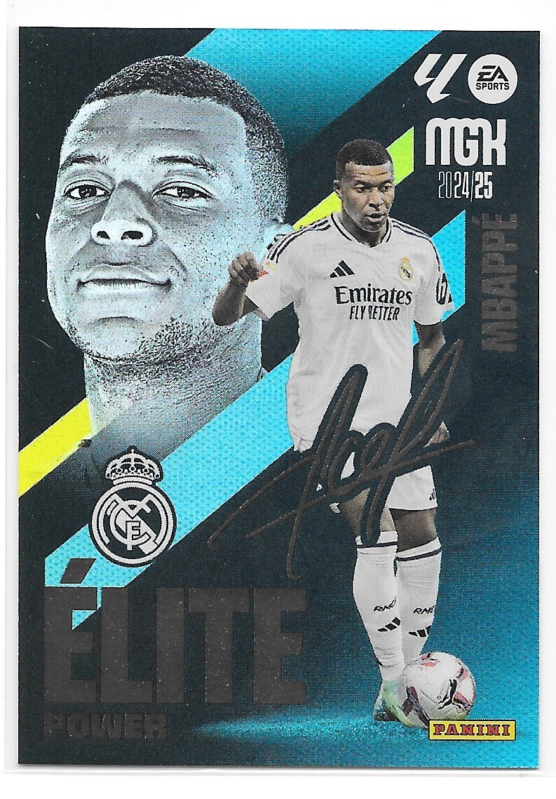 Real Madrid MBAPPÉ Kylian Mbappe (Real Madrid) Elite Power Panini MegaCracks La Liga